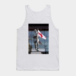 Bobby Moore Statue England Flag Wembley Stadium Tank Top